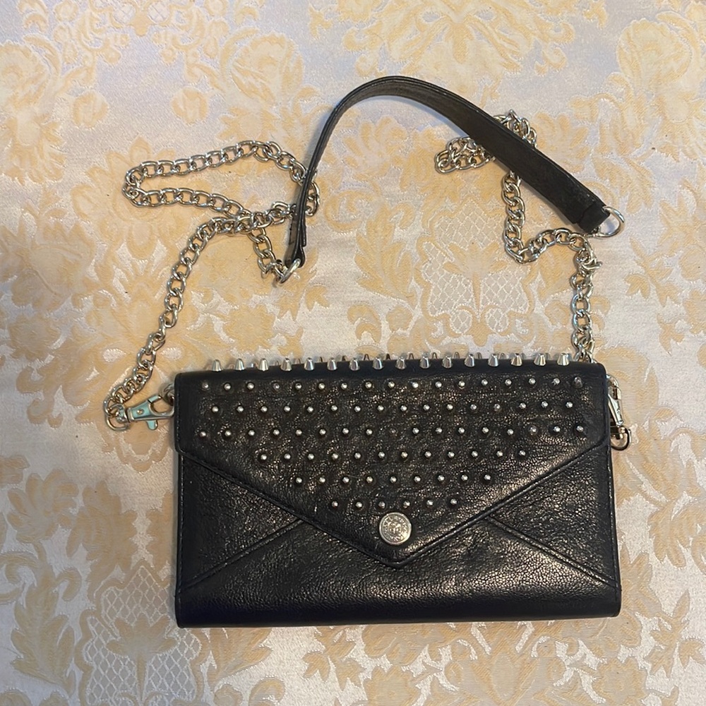 Rebecca Minkoff Black Studded Mini Crossbody Bag